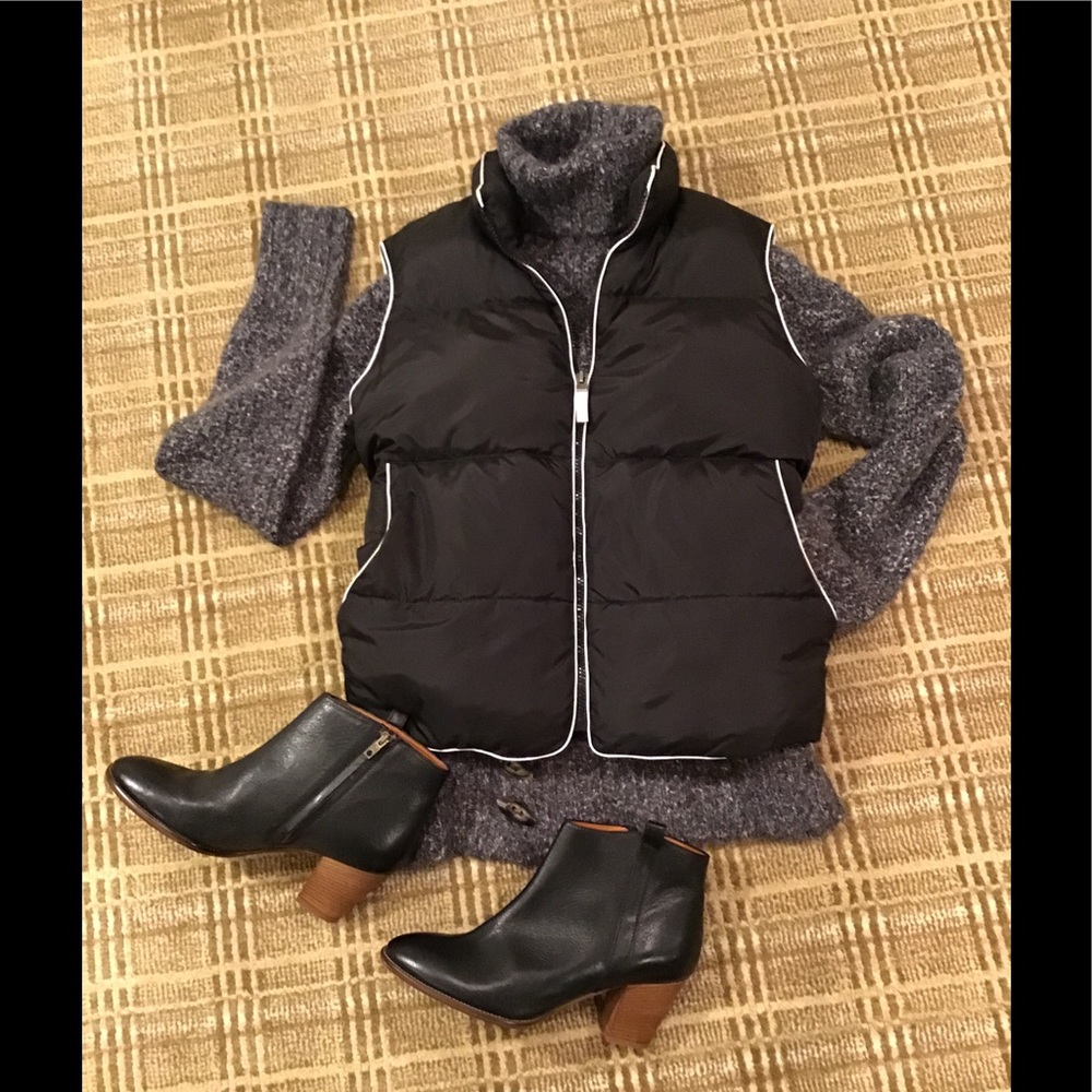Polo Jeans Black Down Puffer Vest XL